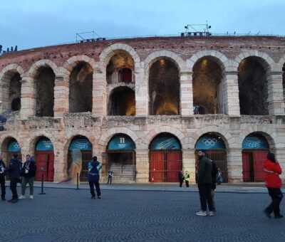 Figure Skating Closing Ceremony 2026: Evan Bates Carries U.S. Flag in Verona Arena
